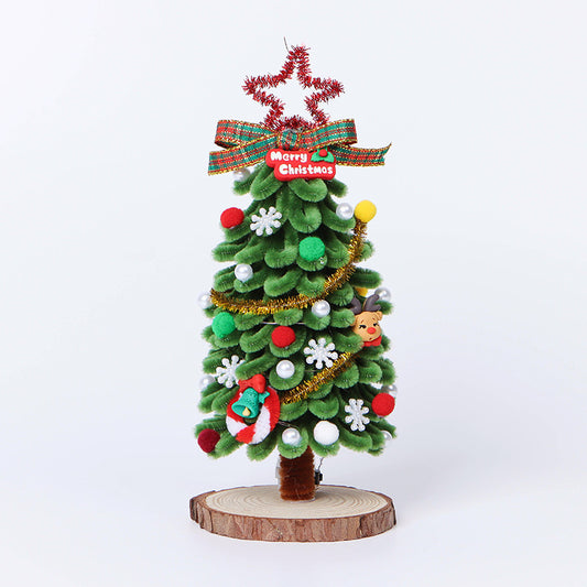 🎄DIY Christmas Tree Pipe Cleaner Craft Kit - Creative Holiday Gift Box Set🎁🎁